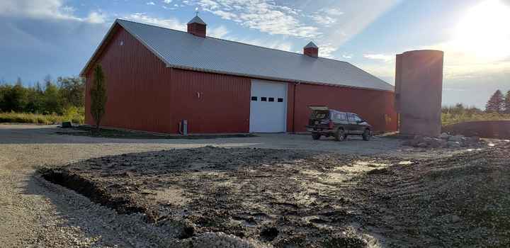 The venue (landscaping still in progress)