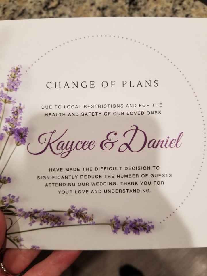 Uninviting guests letting them know - 1