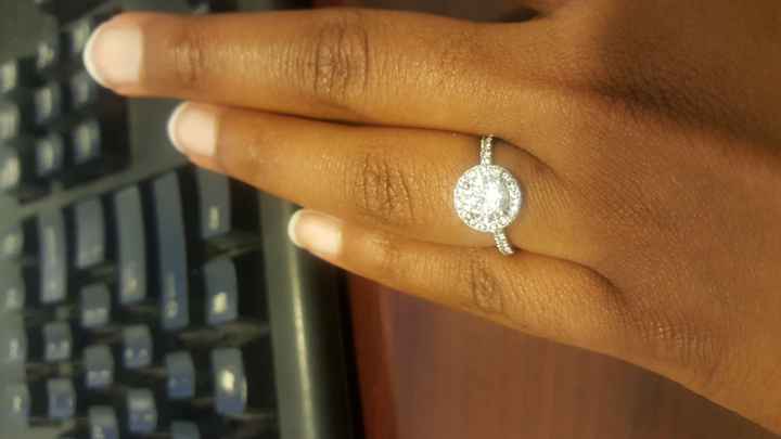 Moissanite engagement ring center stone