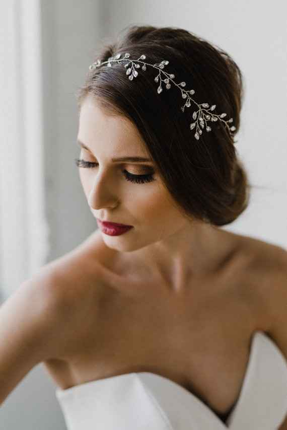 What kind of headpiece are you going with?