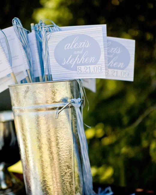 DIY Programs for November Wedding