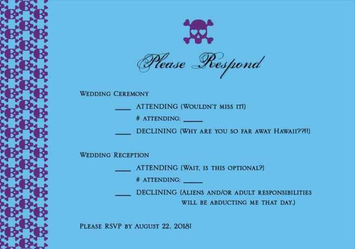 Magnet Street RSVP cards
