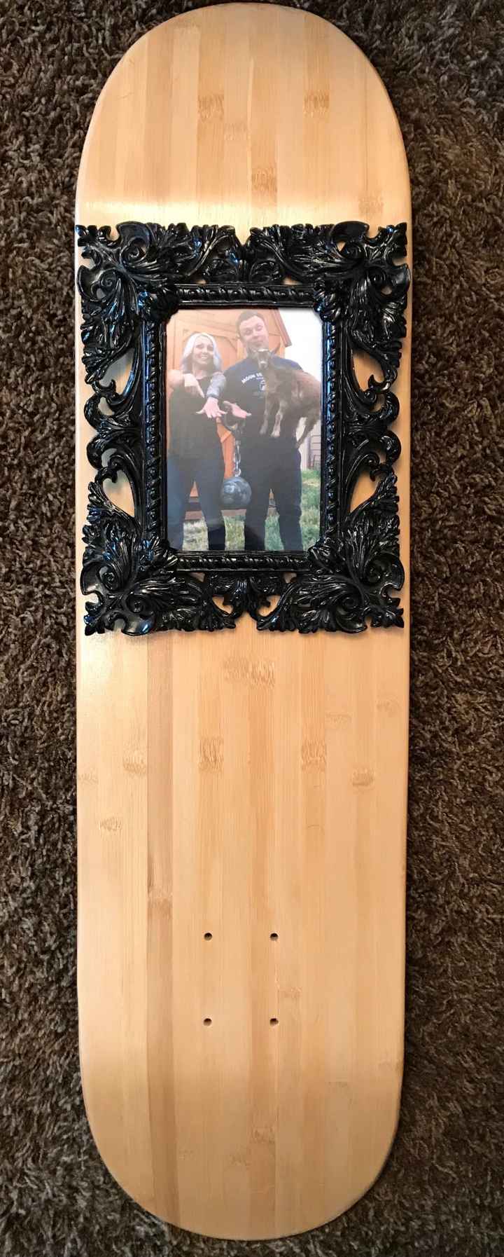 Our skateboard guestbook!