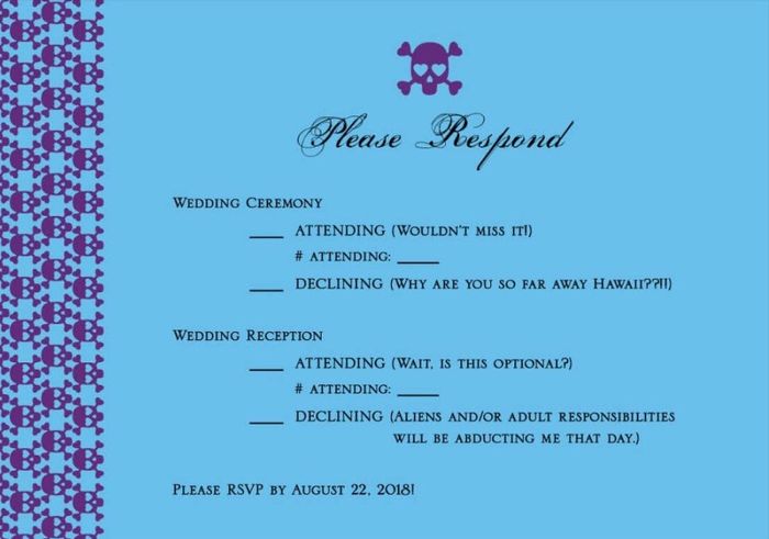 Magnet Street RSVP cards