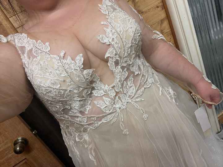 THE dress!!! Any suggestions for styling hair? And any boob tape  suggestions from other busty brides? : r/weddingplanning