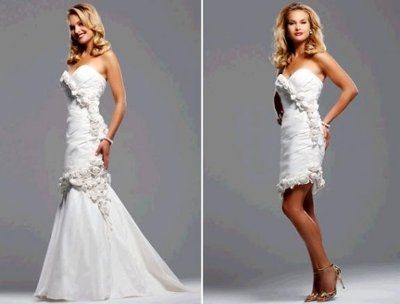 Are you ladies wearing a second dress for your reception??