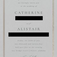 Capitalization question on invitation - 1