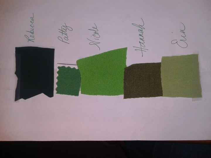 Bridesmaid dress colors! What do you think?