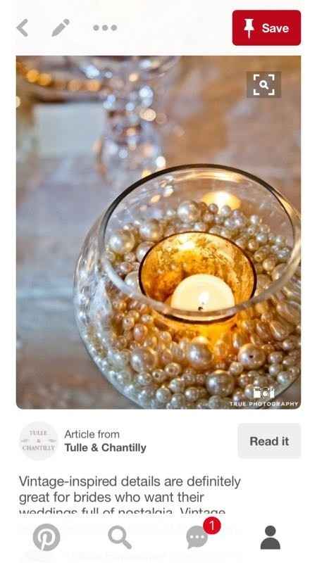 Cheapest ways for vintage centerpieces