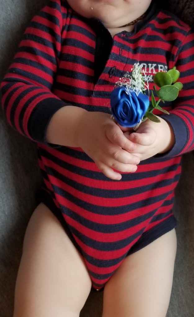 fh and our Son Boutonniere... - 1