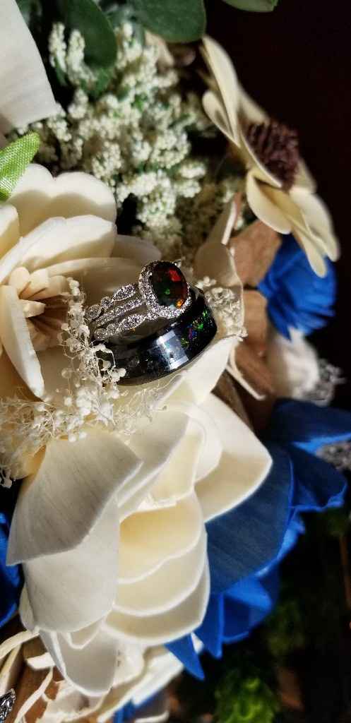 Mismatching wedding band & engagement ring - 1