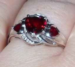 Non traditional engagement ring