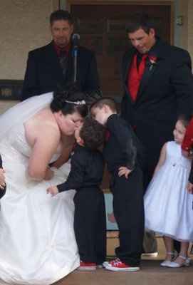 Making my son feel like part of the wedding!