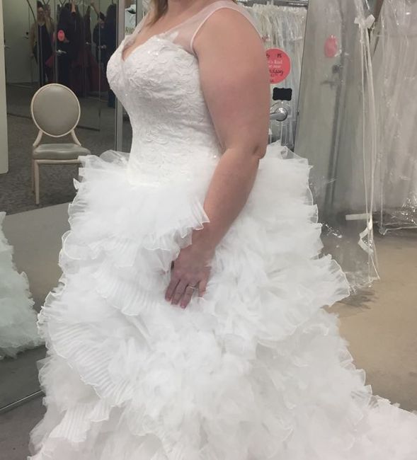 How much was your wedding dress? 5