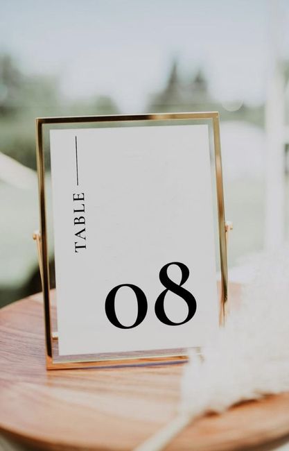 Table Number's
