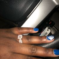 Who has a rose gold ring? - 1