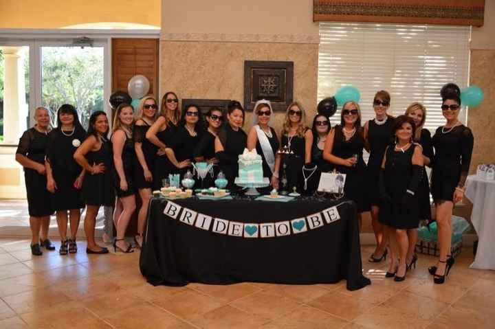Here's my Tiffany Themed bridal shower