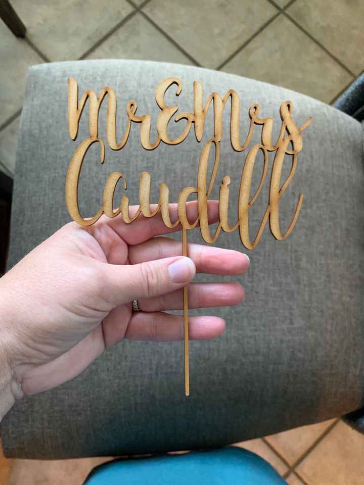 Cake topper: yes or no? - 2
