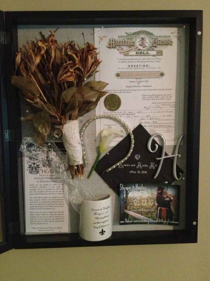 Wedding Shadowbox!