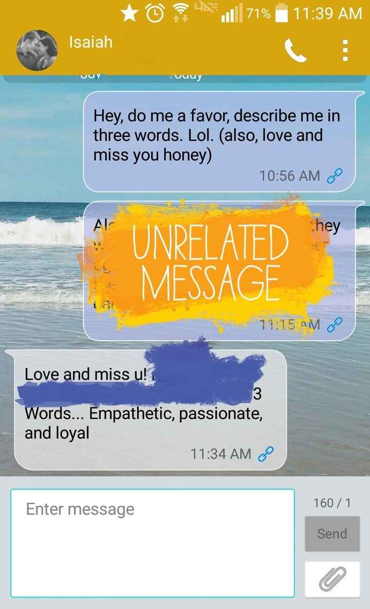 Honestly, how would your SO describe you??