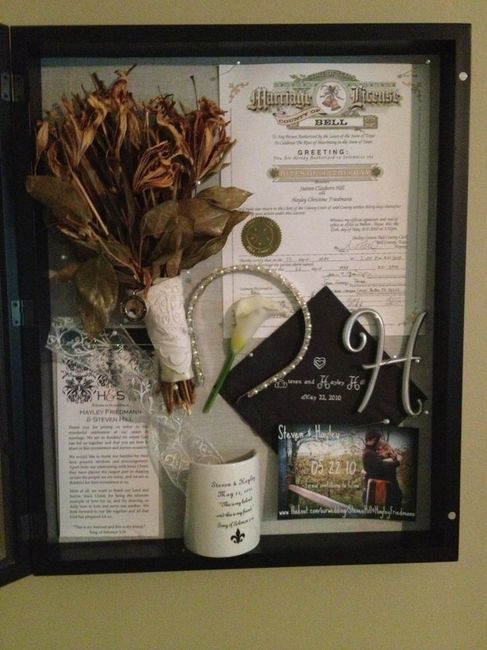 Wedding Shadowbox!