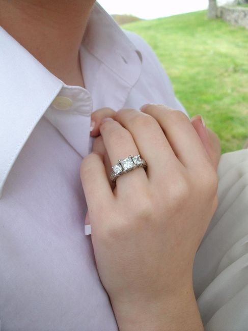 We haven't seen any BLING in a while!  Show off your rings!