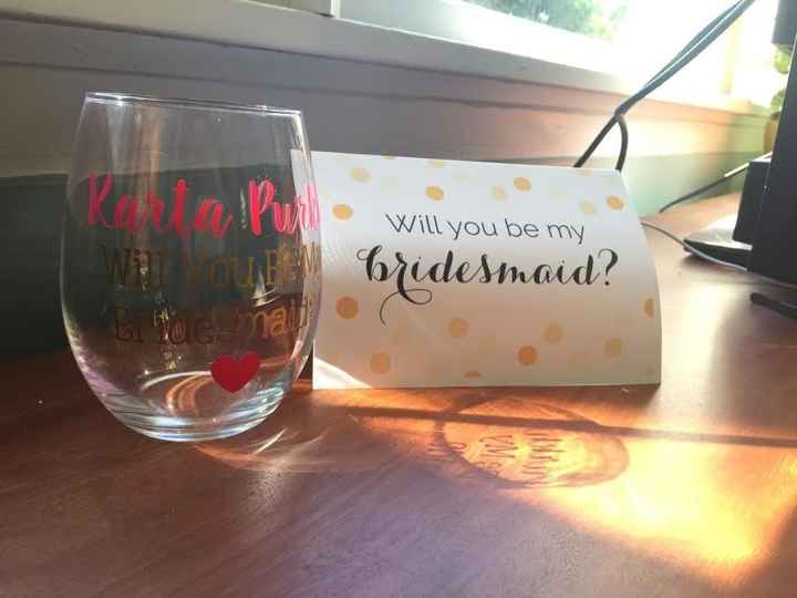 How did you ask your MOH & bridesmaids?!