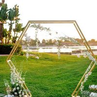 Hexagon Wedding Arch Rental in Orlando - 1