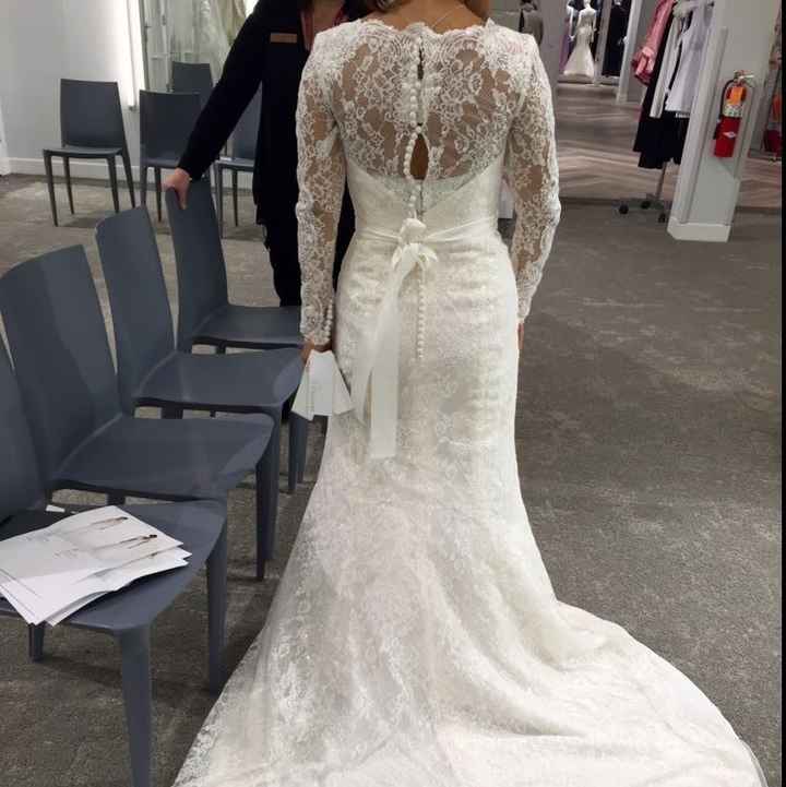 Did I make a wedding dress mistake??