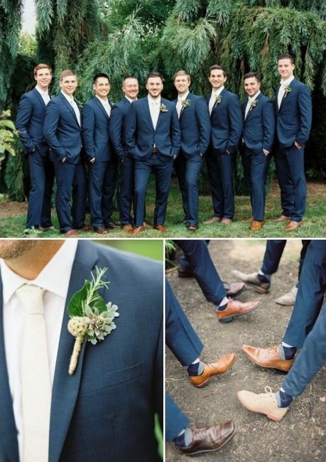 Groom's Suit - blue, grey, brown, help! 15