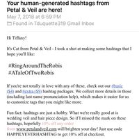 Wedding hashtag help!!! - 2