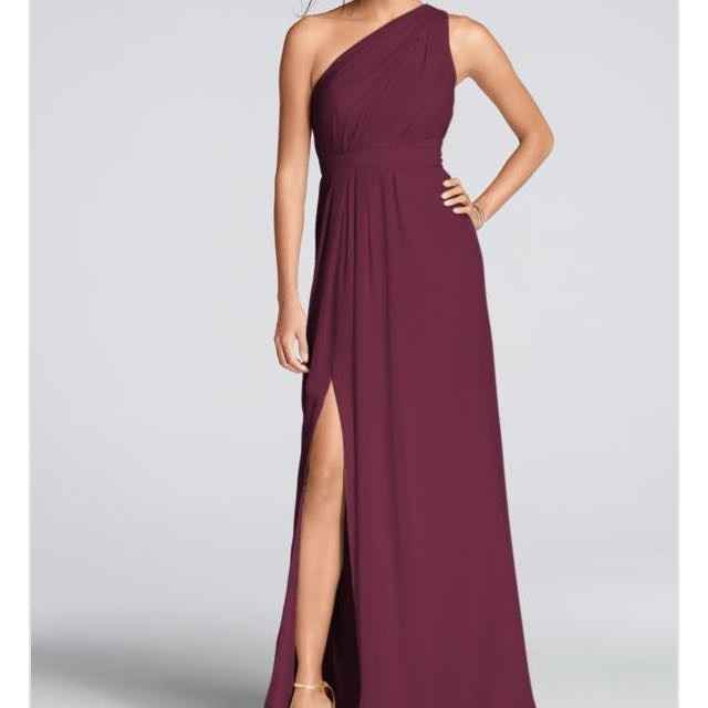 Burgundy Bridesmaids