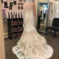 Does your wedding dress have lace, beading, or both? - 2