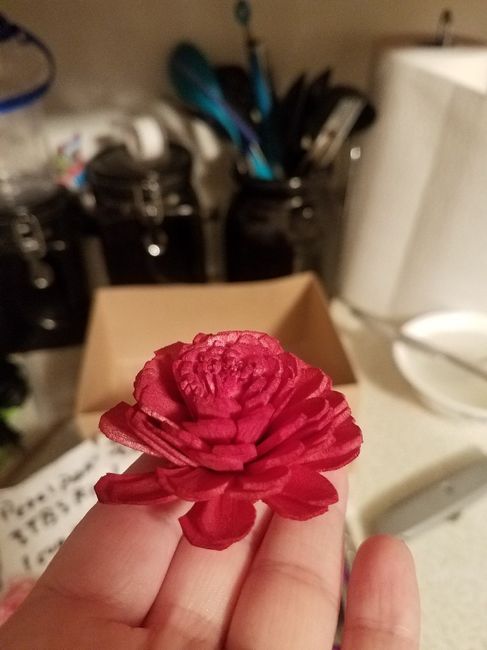 Dying Sola Wood Flowers diy ? 4