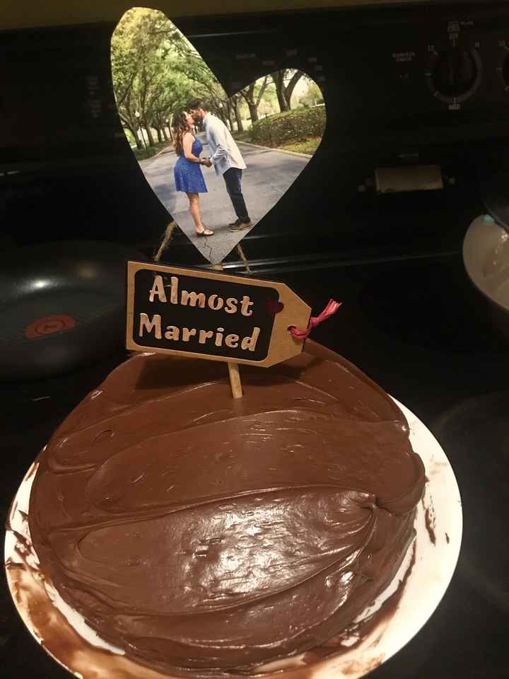 Today was supposed to be our wedding day - 1