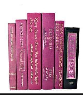Literary Themed Wedding Challenge: I need book suggestions based on the color of their covers