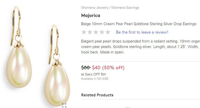 Jewelry to go with my dress and whole look.