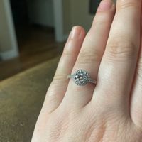Might be rude to ask but how many CT's is your engagement ring? What is average? - 1