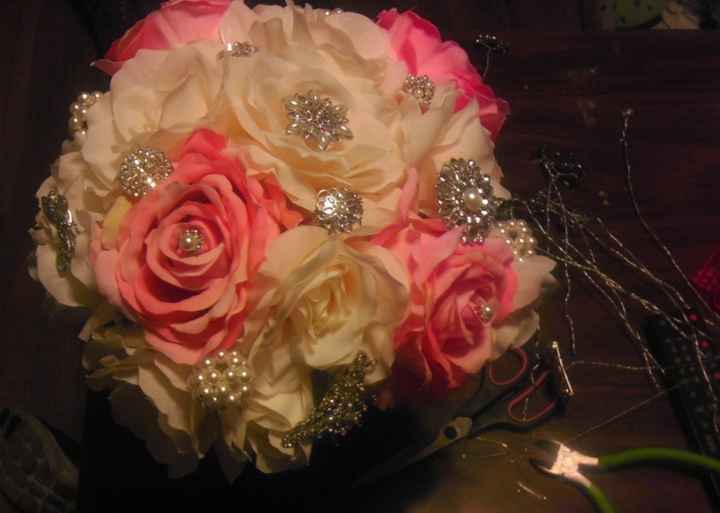 Let me see your DIY wedding bouquets Silk and Real..