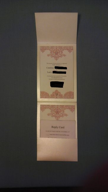 DIY Pearl/Lace Invite  **PICS***
