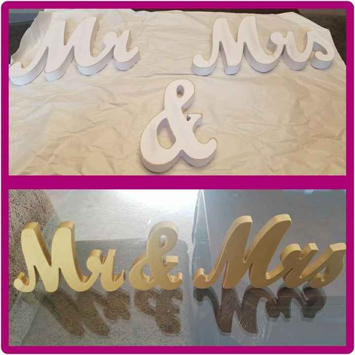 Wedding arts and crafts!!