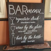 DIY bar sign. Does this look okay??