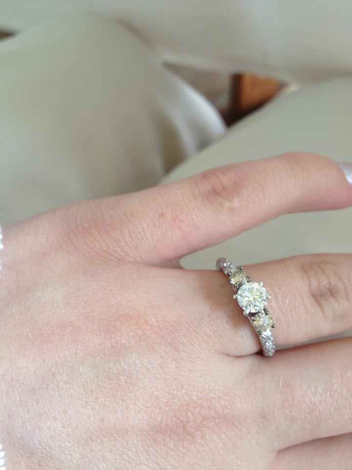 Got my wedding band....really starting to feel like a bride!