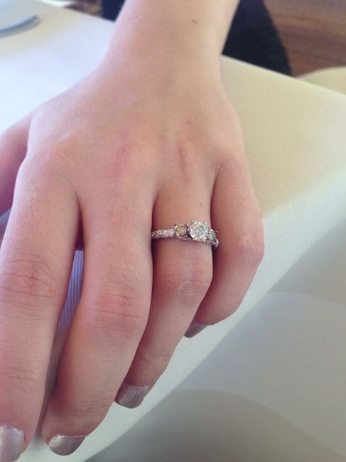 Got my wedding band....really starting to feel like a bride!