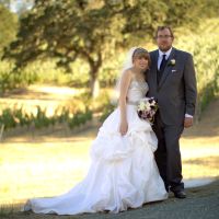 It's a rainy day here on the East Coast, I'm in need of sunshine.  So show me your wedding dress