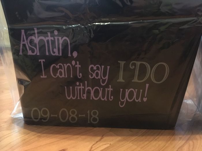 My first wedding DIY - Bridesmaids Proposal Baskets!
