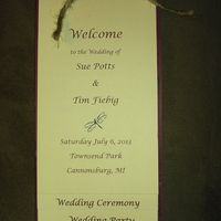 Wedding Program