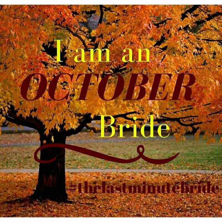 October 2017 brides ?
