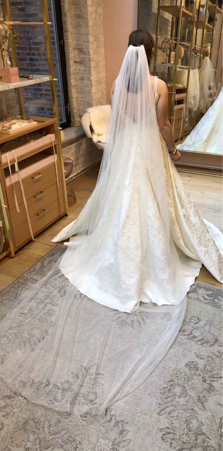 Veil for embroidered/patterned dress - 2