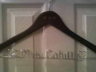Wedding dress hangers